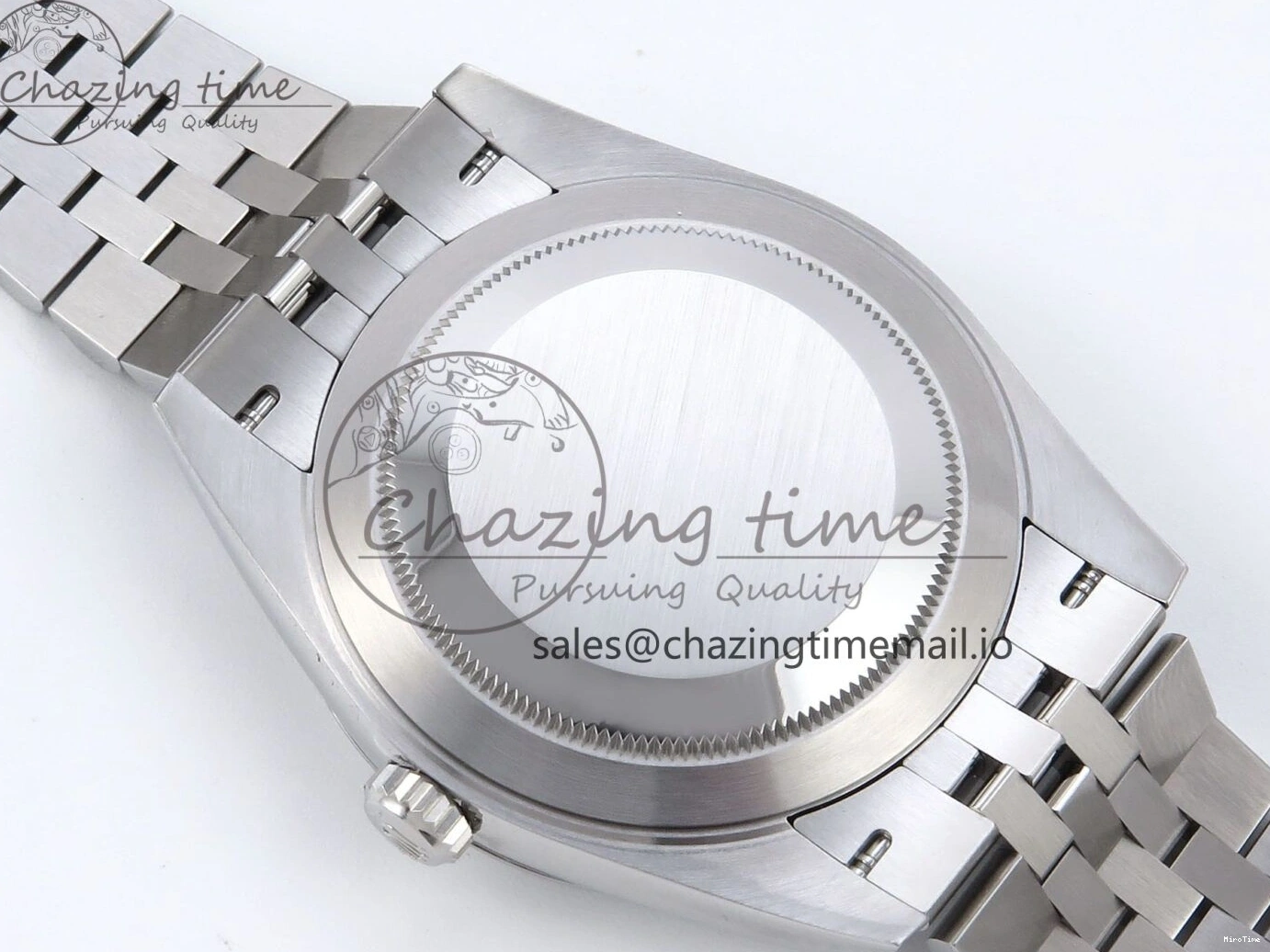 MiroTime 1230 Datejust 126334 41mm SS Clean 1:1 Best Edition White Pearl Moissanite Dial on SS Jubilee Bracelet VR Modern 898